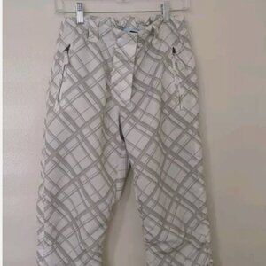 Gotcha Women's Snowboarding/Ski Pants, Sage Green And White, Size XS